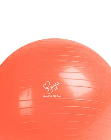 Davina McCall 65cm Gym Ball with Pump Orange