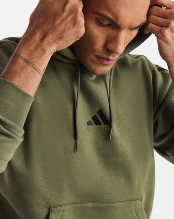 adidas 3 Stripes Fleece Hoodie