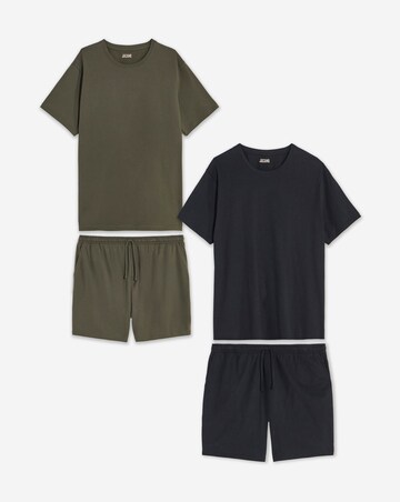 2 Pack Short Sleeve Pyjama Set