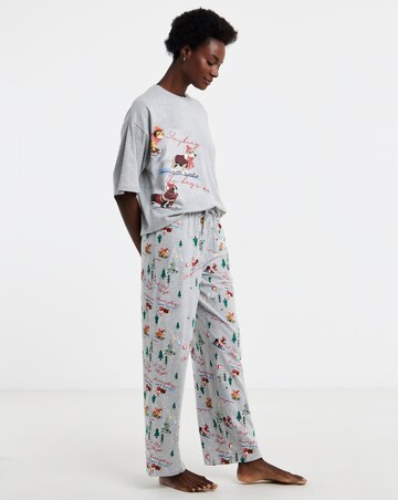 Pretty Secrets Dog Print Family Pyjamas - Womens