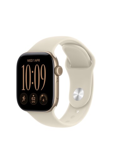 Apple Watch Series 12 GPS + Cellular 42mm - Gold Aluminium/Sand Sport - S/M