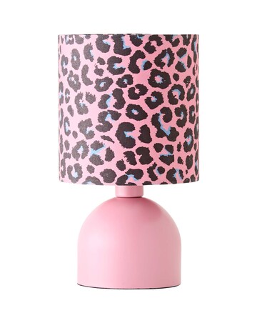 ValueLights Miley Pink Leopard Table Lamp