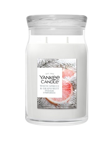 Yankee Candle Signature Large White Spruce & Grapefruit