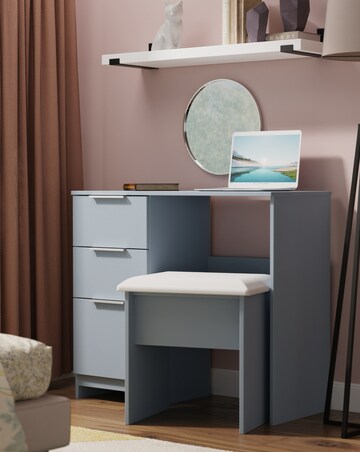 Humber Ready Assembled 3 Drawer Vanity - Kids