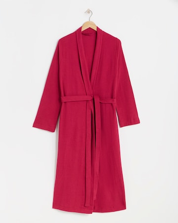 Pretty Secrets Cotton Waffle Dressing Gown