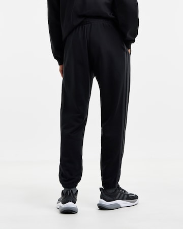 adidas 3 Stripes Fleece Cuffed Joggers