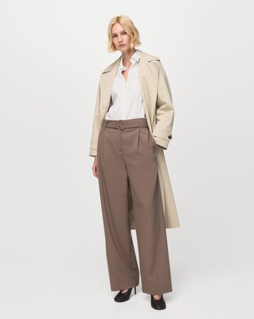 Mango Cotton And Lyocell Blend Straight Shirt