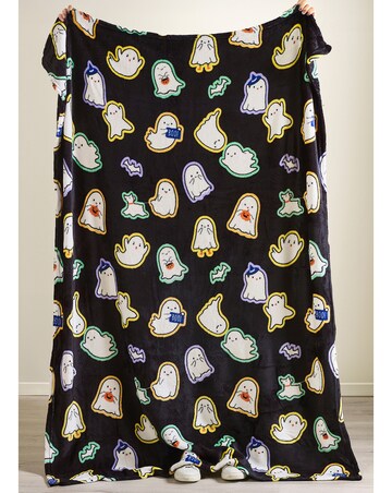 Catherine Lansfield Halloween Ghosts Throw