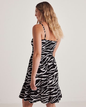 Value Shirred Mini Beach Dress