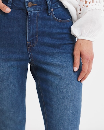 Mid Blue Superstretch Bootcut Jeans