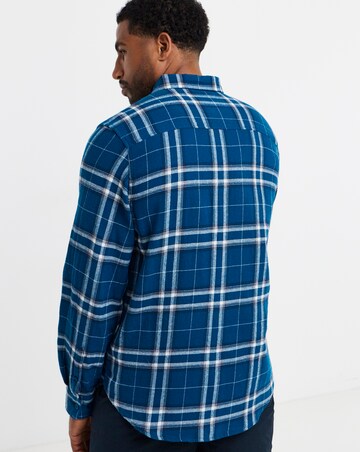 Long Sleeve Check Flannel Shirt