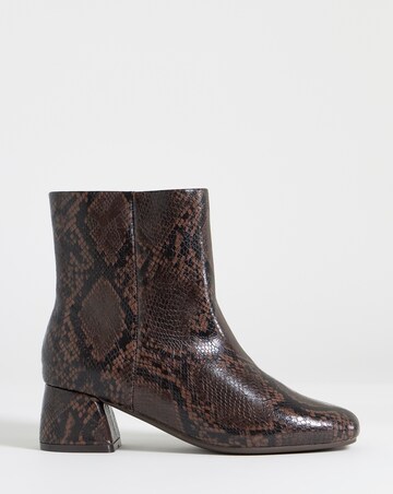 Carmella Block Heel Ankle Boots - Extra Wide Fit (EEE)