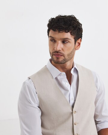 Linen Blend Waistcoat