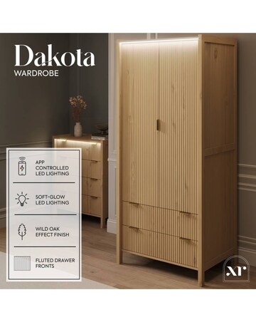 XR Living Dakota Wardrobe With App Control Lights