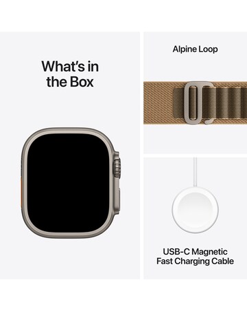 Apple Watch Ultra 4 GPS + Cellular 49mm - Titanium/Desert Alpine Loop - L