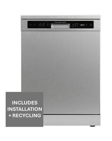 Russell Hobbs RH60DW00D2SS 14 Place Settings Full Size Dishwasher Inox + Install