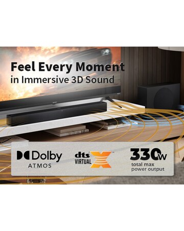 Sharp 330W 2.1 Dolby Atmos Soundbar