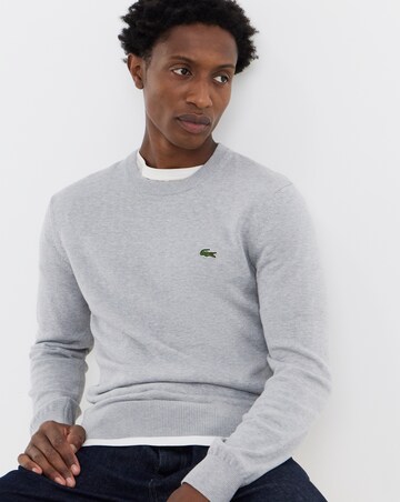 Lacoste Classic Crew Neck Sweater - Grey Marl