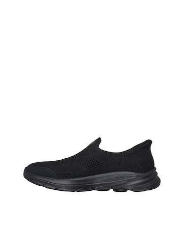 Skechers Black Slip In Go Walk 8 Nova Trainers - Wide Fit (E)