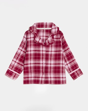 Pretty Secrets Check Button Through Pyjama Set - Mini Me Kids