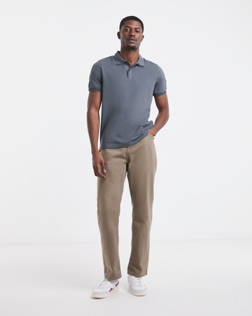 Tipped Pique Polo Long