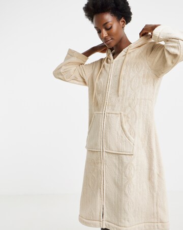Pretty Secrets Zip Through Fleece Gown