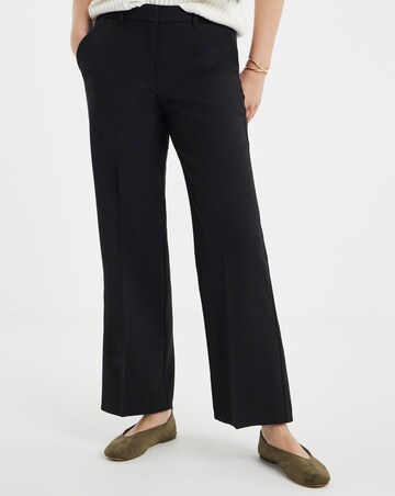 Black Tailored Wide Leg Trousers