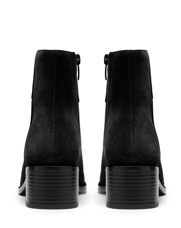 Clarks Suede Wrenn Heeled Ankle Boot - Standard Fit (D)