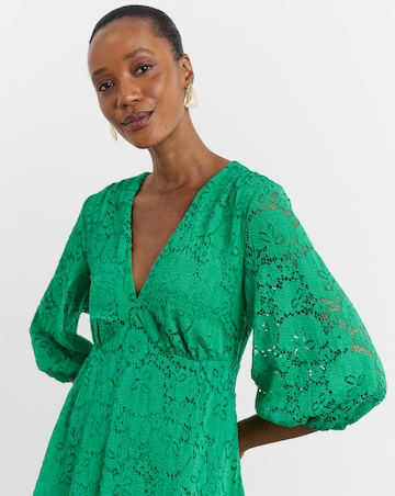 Joanna Hope Midi Lace Dress