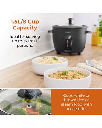 Tower 1.5L/8-Cup Electric Rice Cooker
