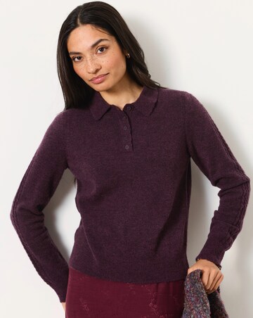 Fatface Halle Knitted Collared Polo