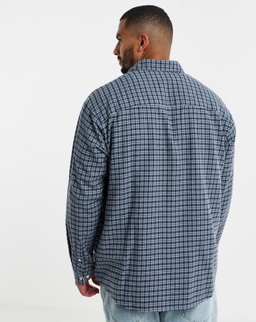 Jack & Jones Frederiksberg Flannel Long Sleeve Shirt - Blue