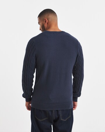 New Cable Design Crew Neck Jumper
