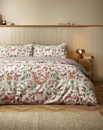 Catherine Lansfield Woodland Stag Duvet Cover Set