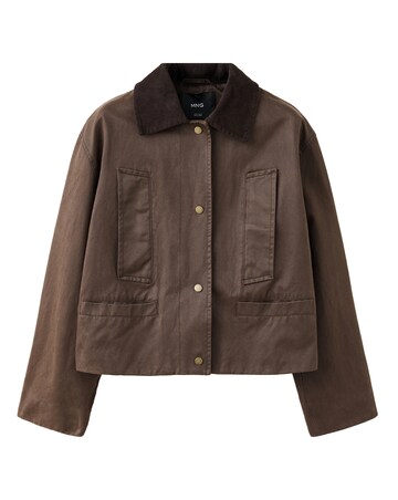 Mango Corduroy Collar Jacket