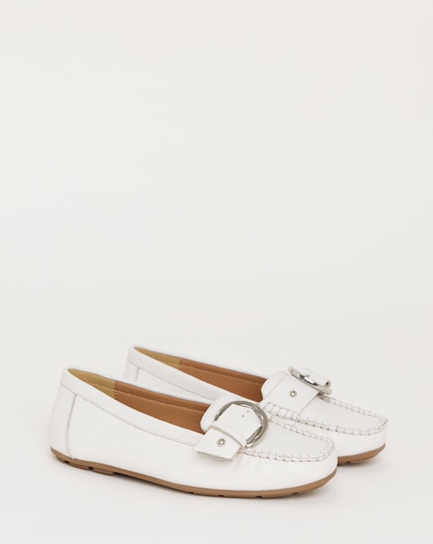 Galore Leather Driving Moccasin - Extra Wide Fit (EEE)