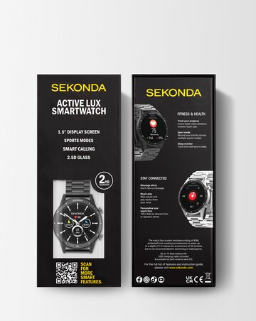 Sekonda Active Lux Smart Watch - Black