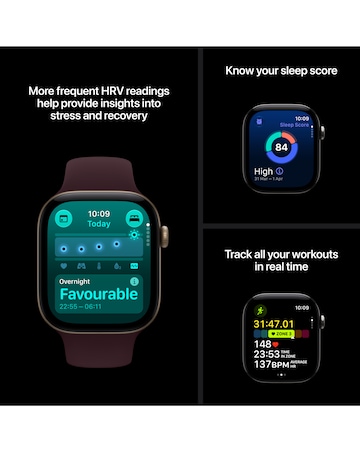 Apple Watch Series 12 GPS 42mm - Space Grey Aluminium/Navy Blue Sport Band - M/L