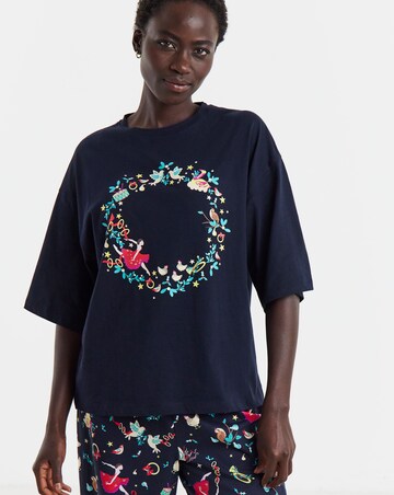 Pretty Secrets 12 Days Of Christmas Graphic Pyjama Set