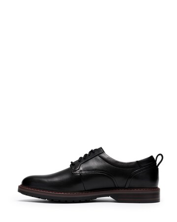 Clarks Aldwin 2 Leather Derby Shoe - Black