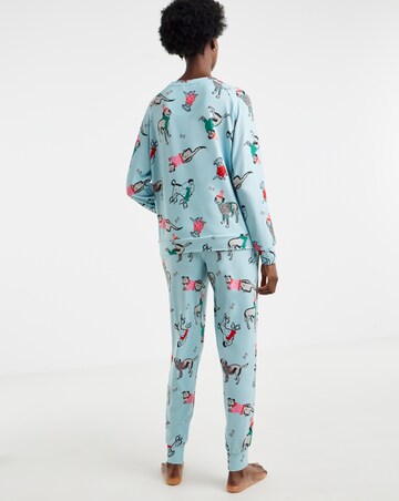 Pretty Secrets Supersoft Knit Dog Print Twosie