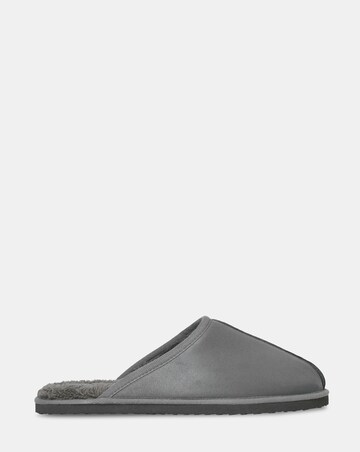 Jack & Jones Dudely Microfibre Mule Slipper - Grey
