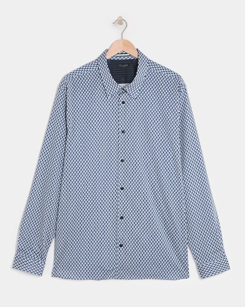 Ted Baker Laceby Geo Print Long Sleeve