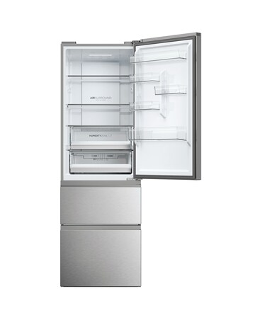Haier Combi 3DR Series 5 HTW5618ENMG 180cm Refrigerator Inox + Install