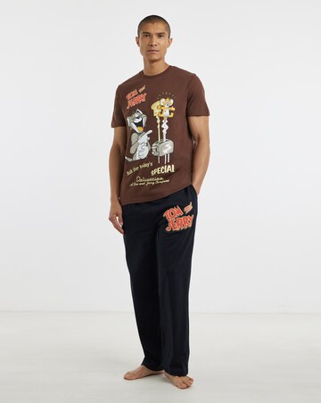Tom & Jerry Pyjama Set - Brown