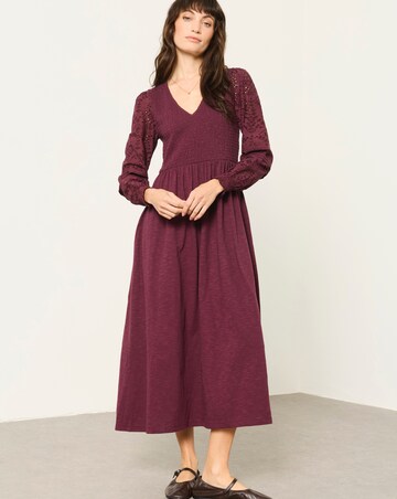 Fatface Dani Broderie Midi