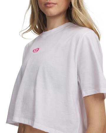 Under Armour Womens Centre Logo T-Shirt Short Sleeve