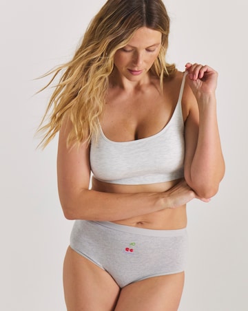 Pretty Secrets (7 Pack) Cotton Full Fit Knickers Fruits