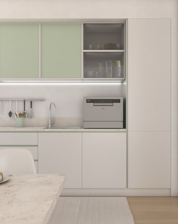 Install - Candy Rapido Table Top Dishwasher- Graphite