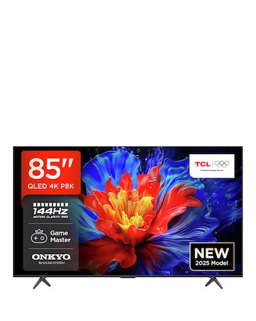 TCL 85P8K-UK 85in 4K Ultra HD HDR Smart Fire TV with Freely